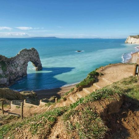 Emma'S Sea View 2-Bedroom Caravan At Durdle Door Near Wareham Dorset West Lulworth Bagian luar foto
