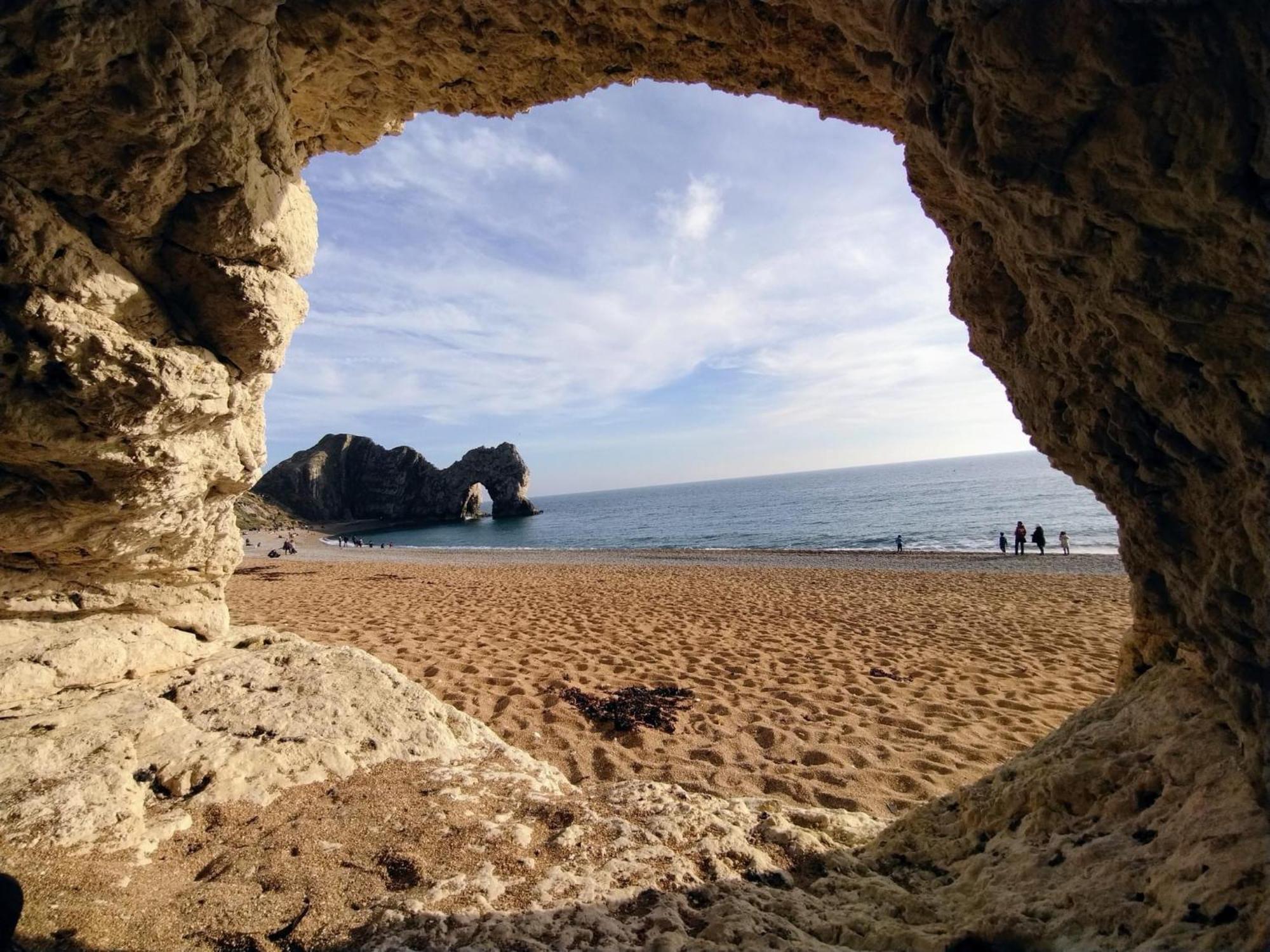 Emma'S Sea View 2-Bedroom Caravan At Durdle Door Near Wareham Dorset West Lulworth Bagian luar foto