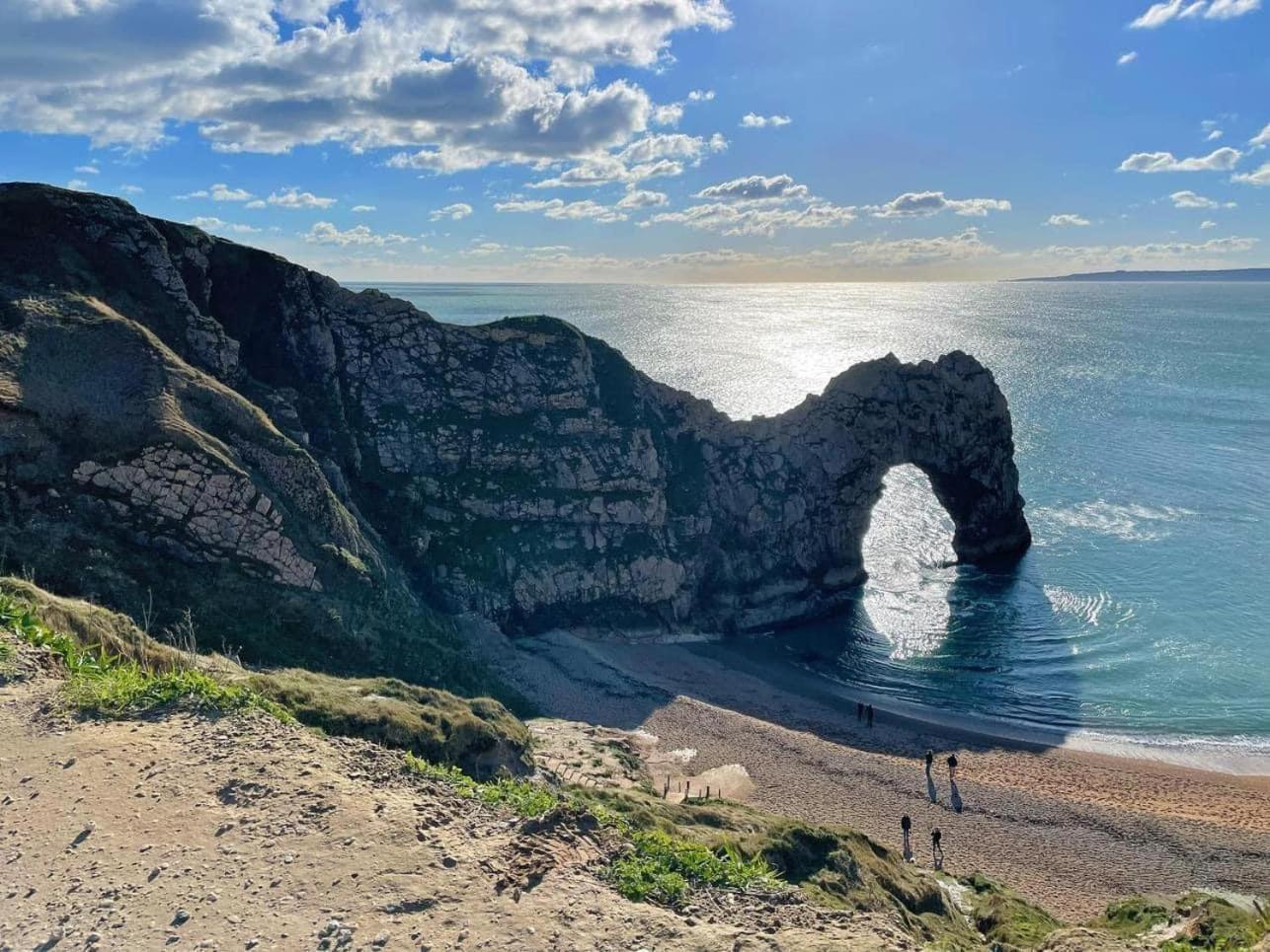 Emma'S Sea View 2-Bedroom Caravan At Durdle Door Near Wareham Dorset West Lulworth Bagian luar foto